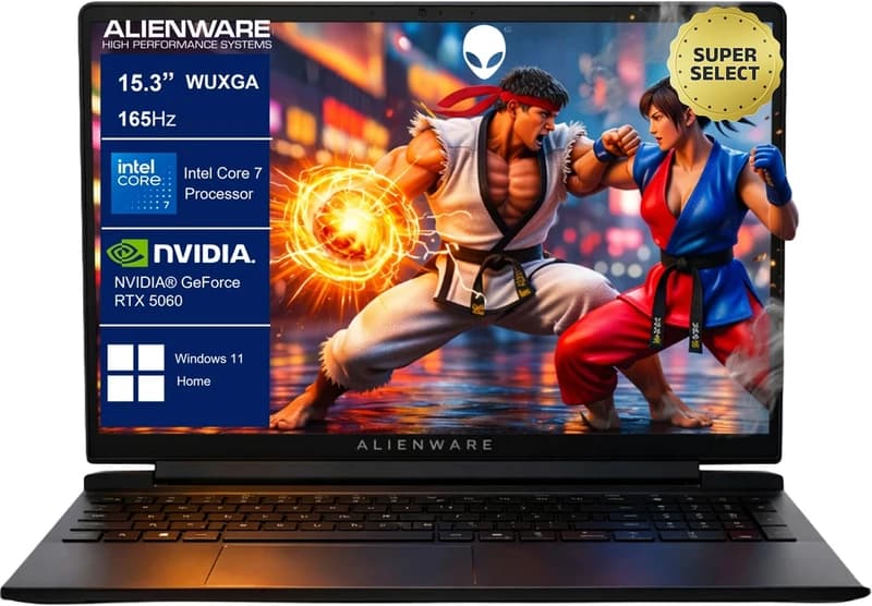 DELL Alienware 15 Intel Core 7 240H - (16 GB/512 GB SSD/Windows 11 Home/8 GB Graphics/NVIDIA GeForce RTX 5060/165 Hz) CAN15260CTO06MINO Gaming Laptop Rs.210649 Price in India