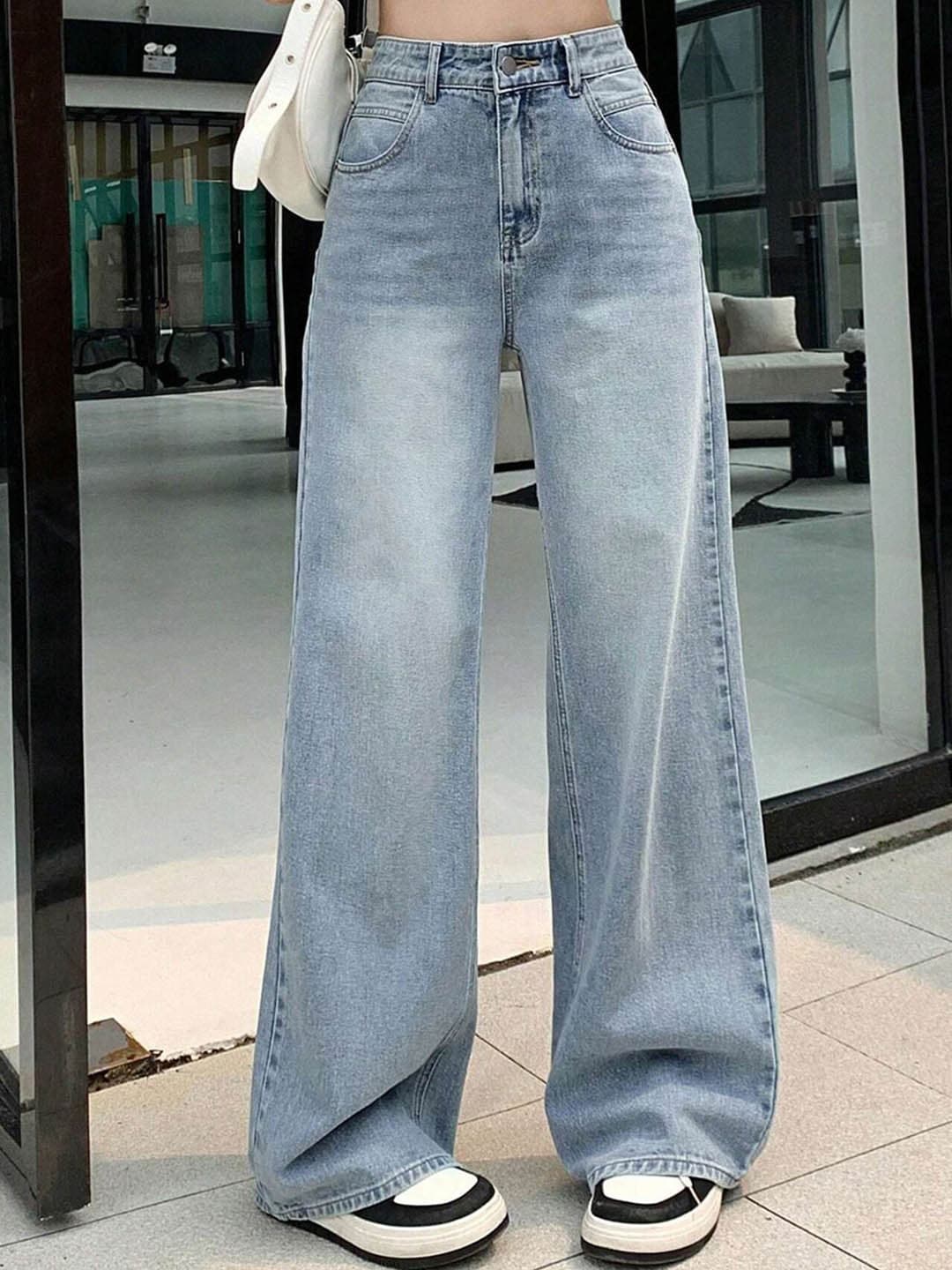 Aadvi Fashion - Aadvi Fashion Women Comfort Baggy Fit High-Rise Stretchable Jeans