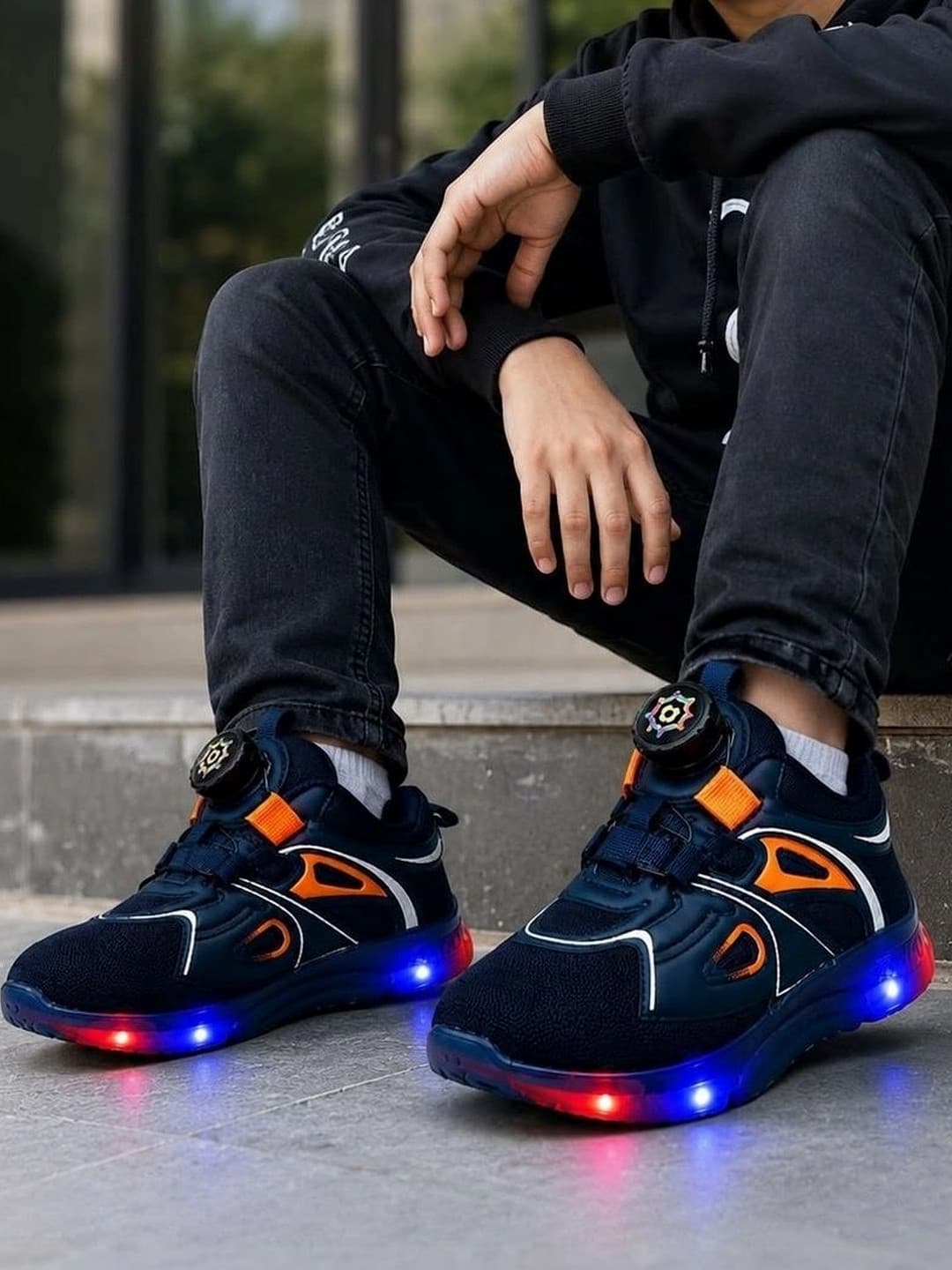 FABBMATE - FABBMATE Boys Colourblocked Sneakers