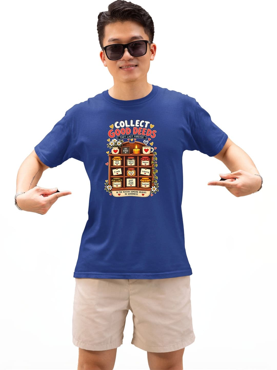 Printabulous Unisex Typography Printed Pure Cotton T-shirt