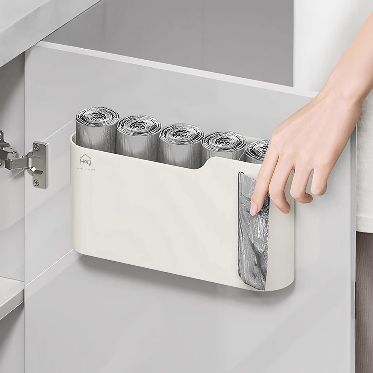 House Quirk Punch Free Wall Mounted Garbage
