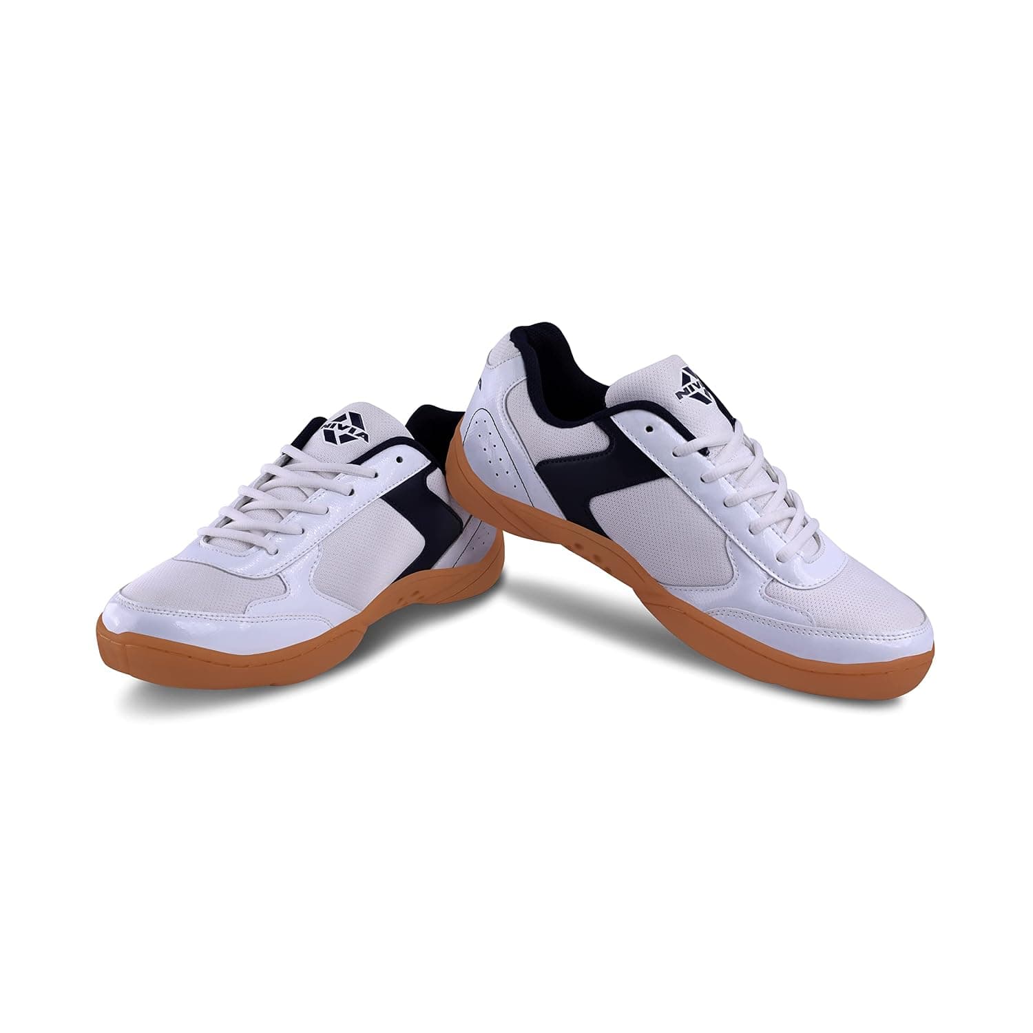 Nivia Flash Badminton Shoes White