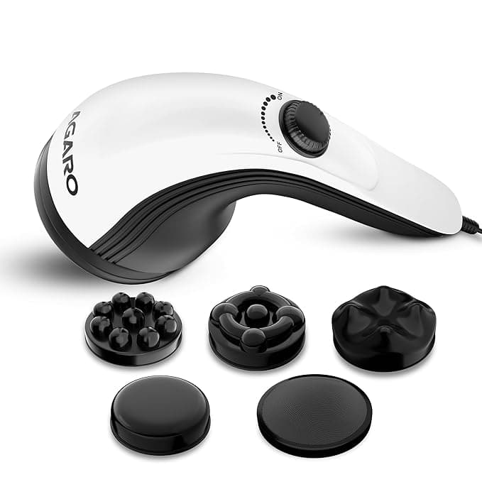 AGARO Electric Handheld Massager Black
