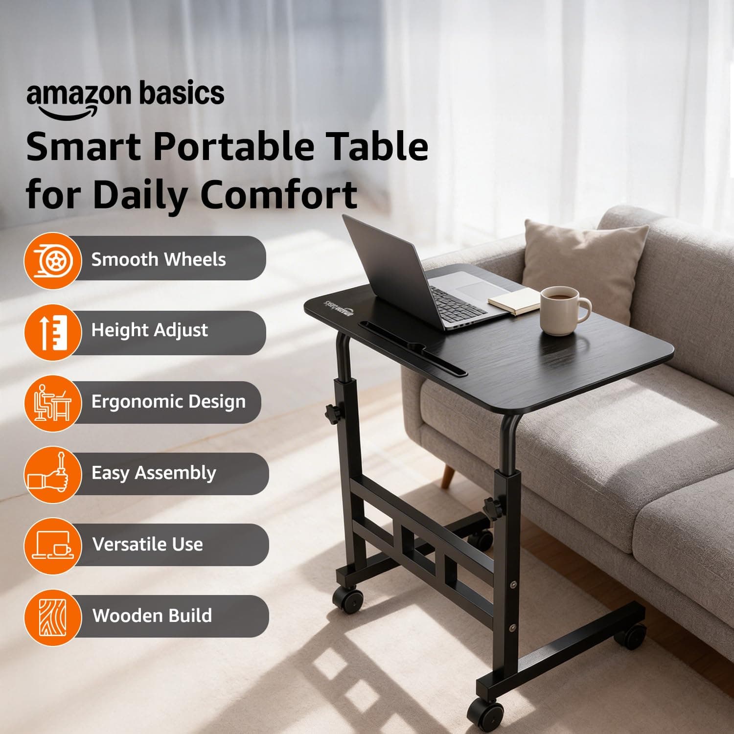 Basics Adjustable Portable Multipurpose Adjustment
