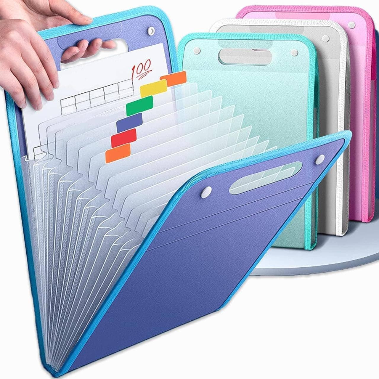 PAXCOO Organizer Accordion Expanding Magazines
