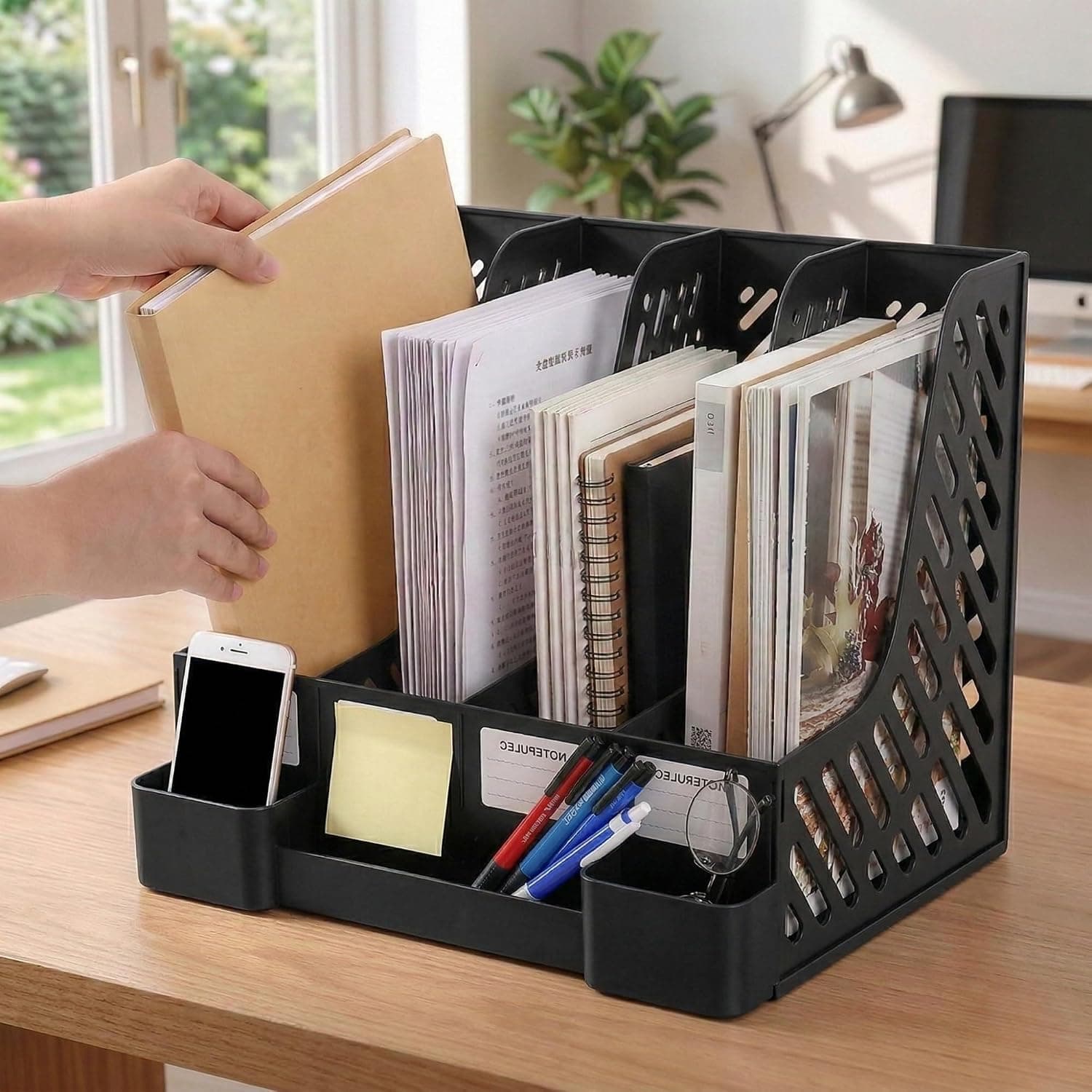 DaKos Multipurpose Desk Organizer 4 Section