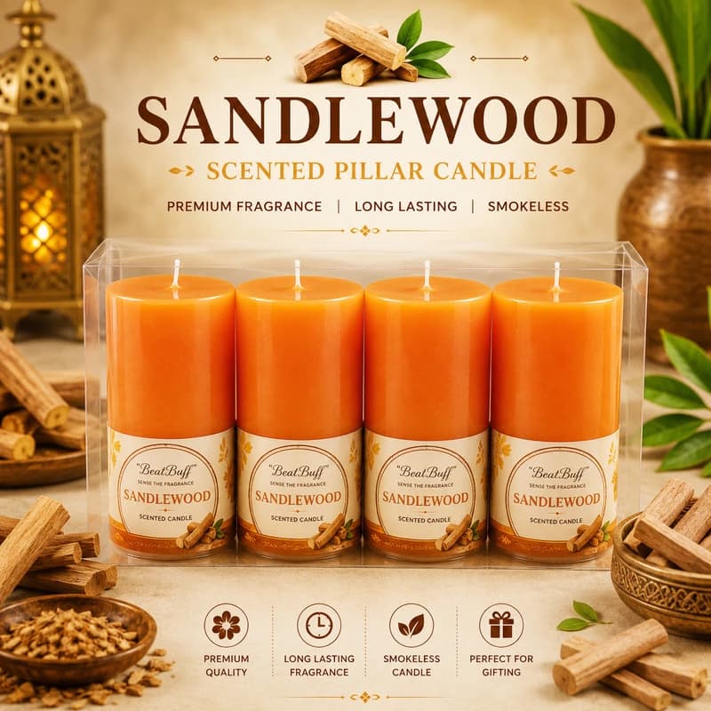 BEAT BUFF Sandlewood Candle Price in India